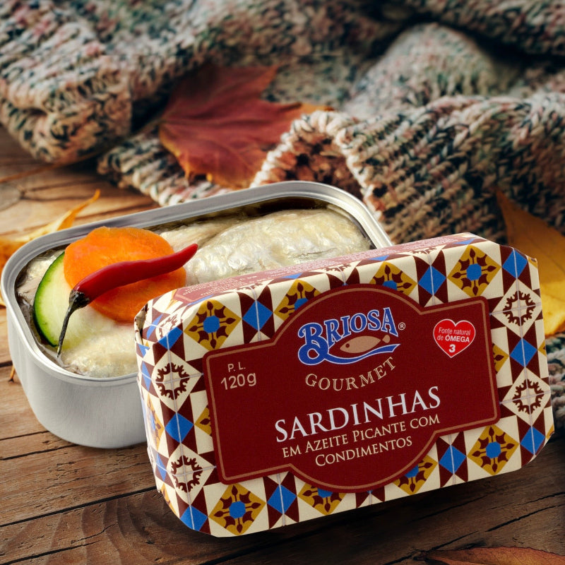 Sardiinid vürtsikas oliiviõlis | Briosa Gourmet