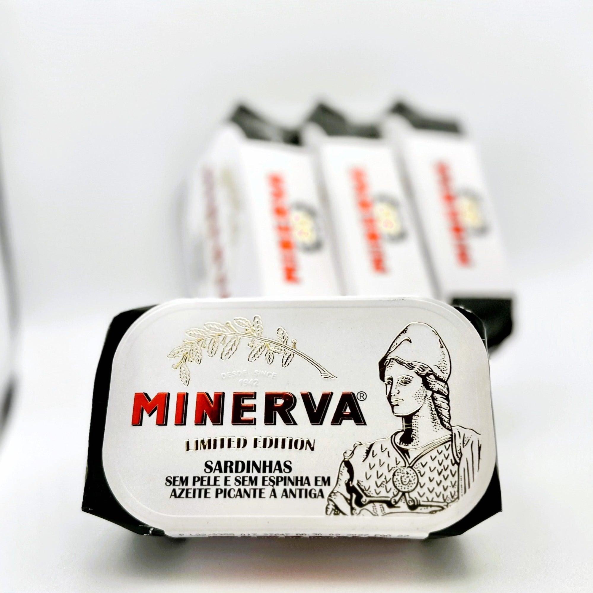 Sardiinid vürtsikas oliiviõlis (traditsiooniline retsept), naha ja kondita | Minerva Premium Limited