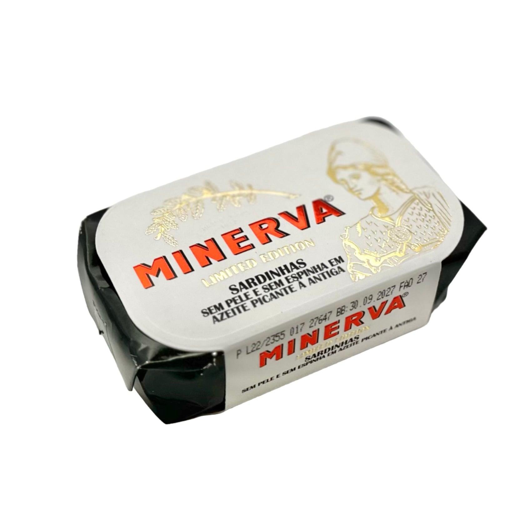 Sardiinid vürtsikas oliiviõlis (traditsiooniline retsept), naha ja kondita | Minerva Premium Limited
