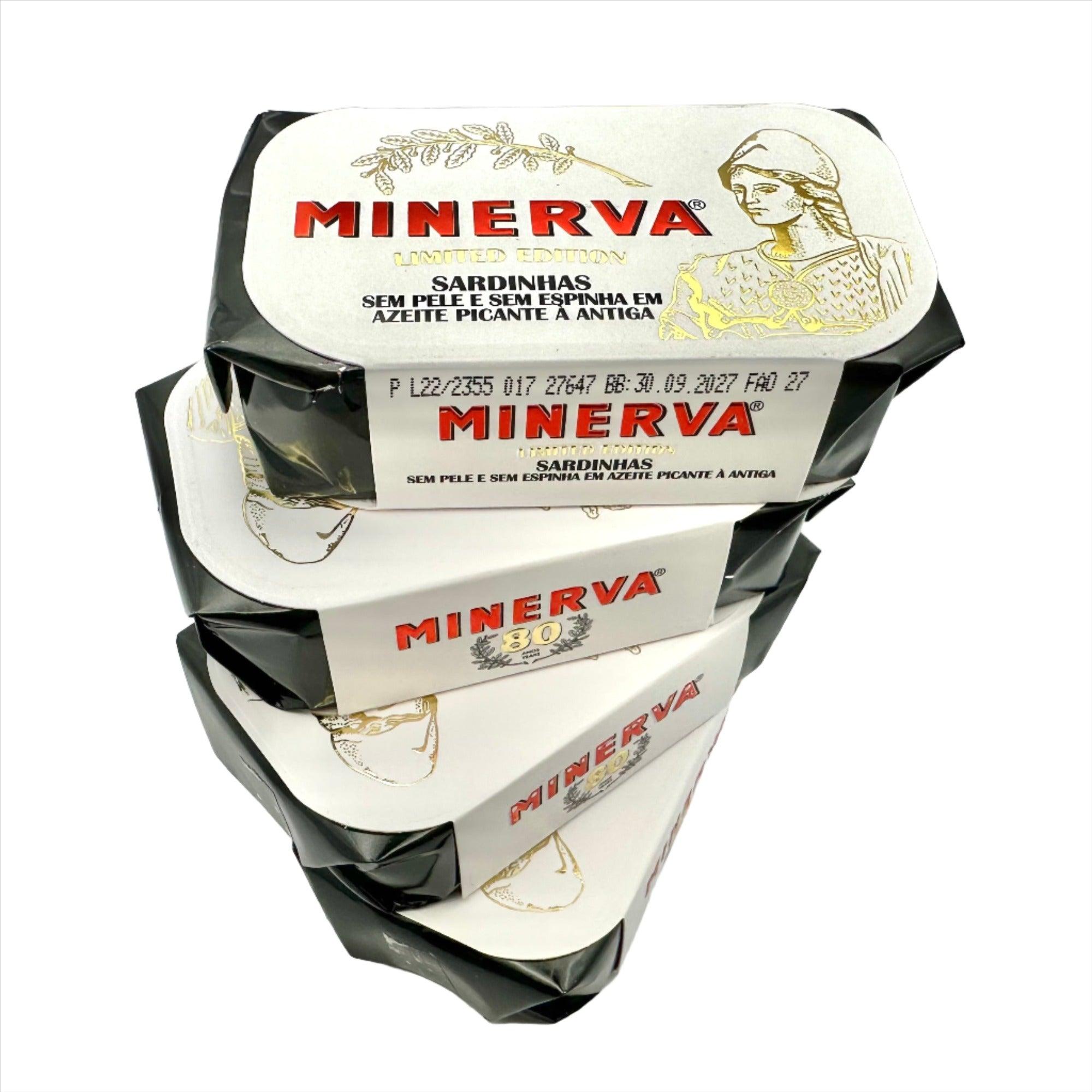 Sardiinid vürtsikas oliiviõlis (traditsiooniline retsept), naha ja kondita | Minerva Premium Limited