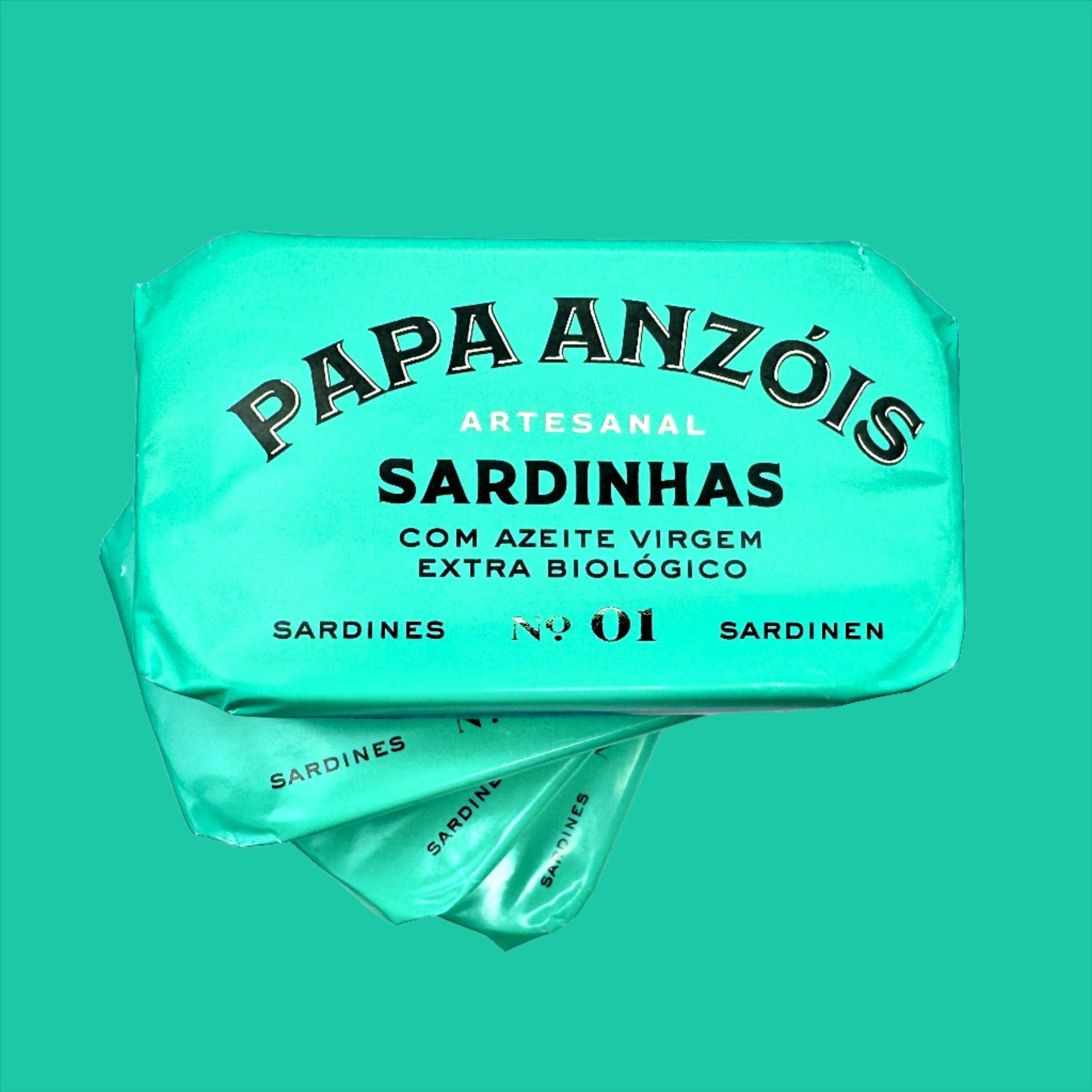 Sardiinid orgaanilises ekstrapuhtas ekstra neitsioliiviõlis (BIO) | Papa Anzóis