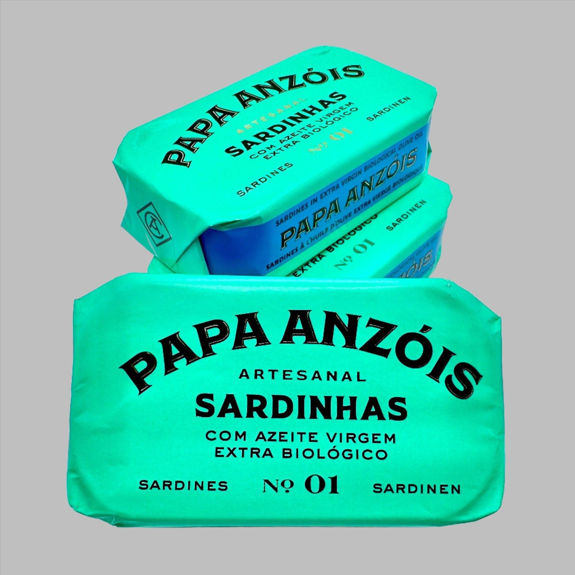 Sardiinid orgaanilises ekstrapuhtas ekstra neitsioliiviõlis (BIO) | Papa Anzóis