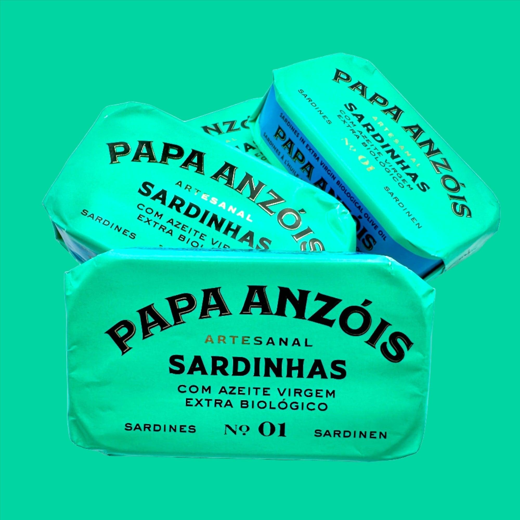 Sardiinid orgaanilises ekstrapuhtas ekstra neitsioliiviõlis (BIO) | Papa Anzóis