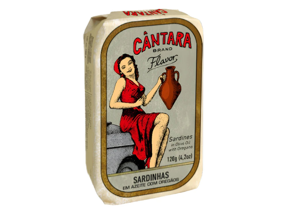 Sardinės alyvuogių aliejuje su raudonėliu Cantara VINTAGE