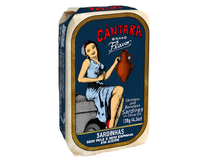 Sardines in olive oil, without skin and bones | Cantara VINTAGE