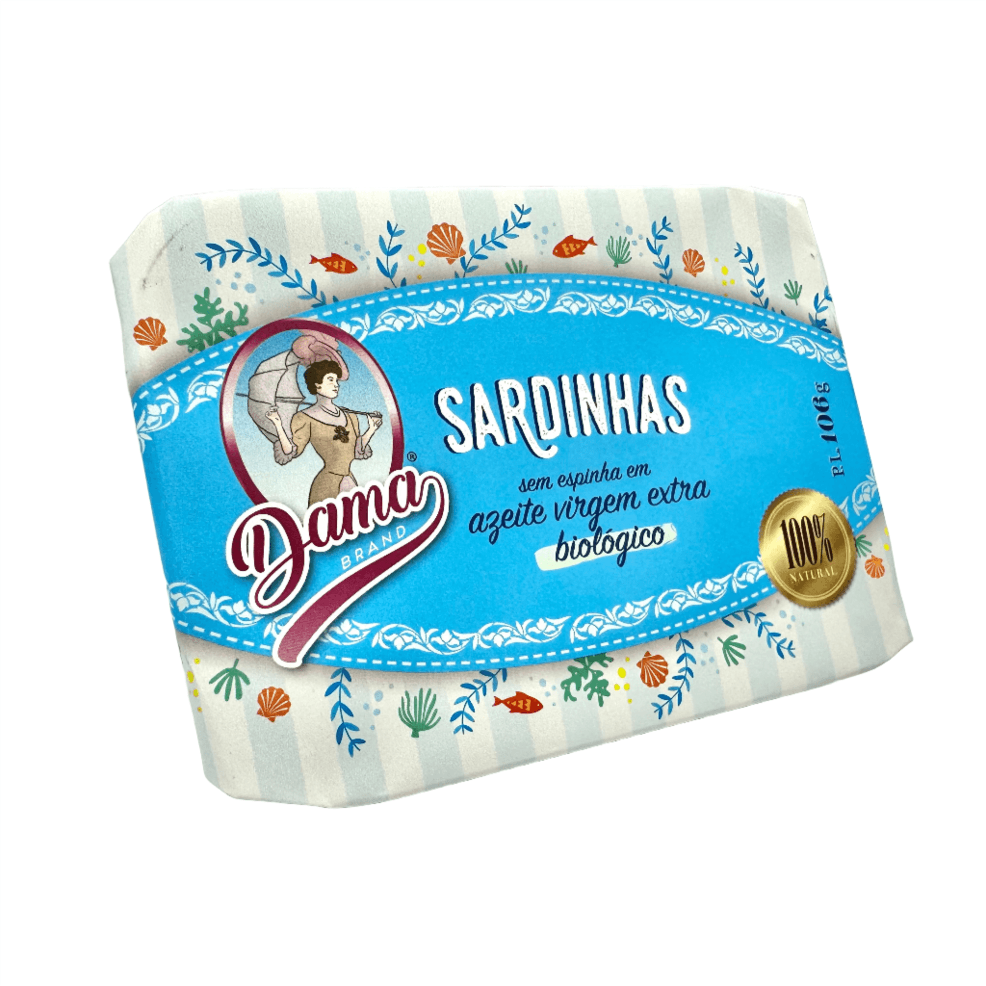 Sardines in organic extra virgin olive oil, boneless (BIO) | Dama