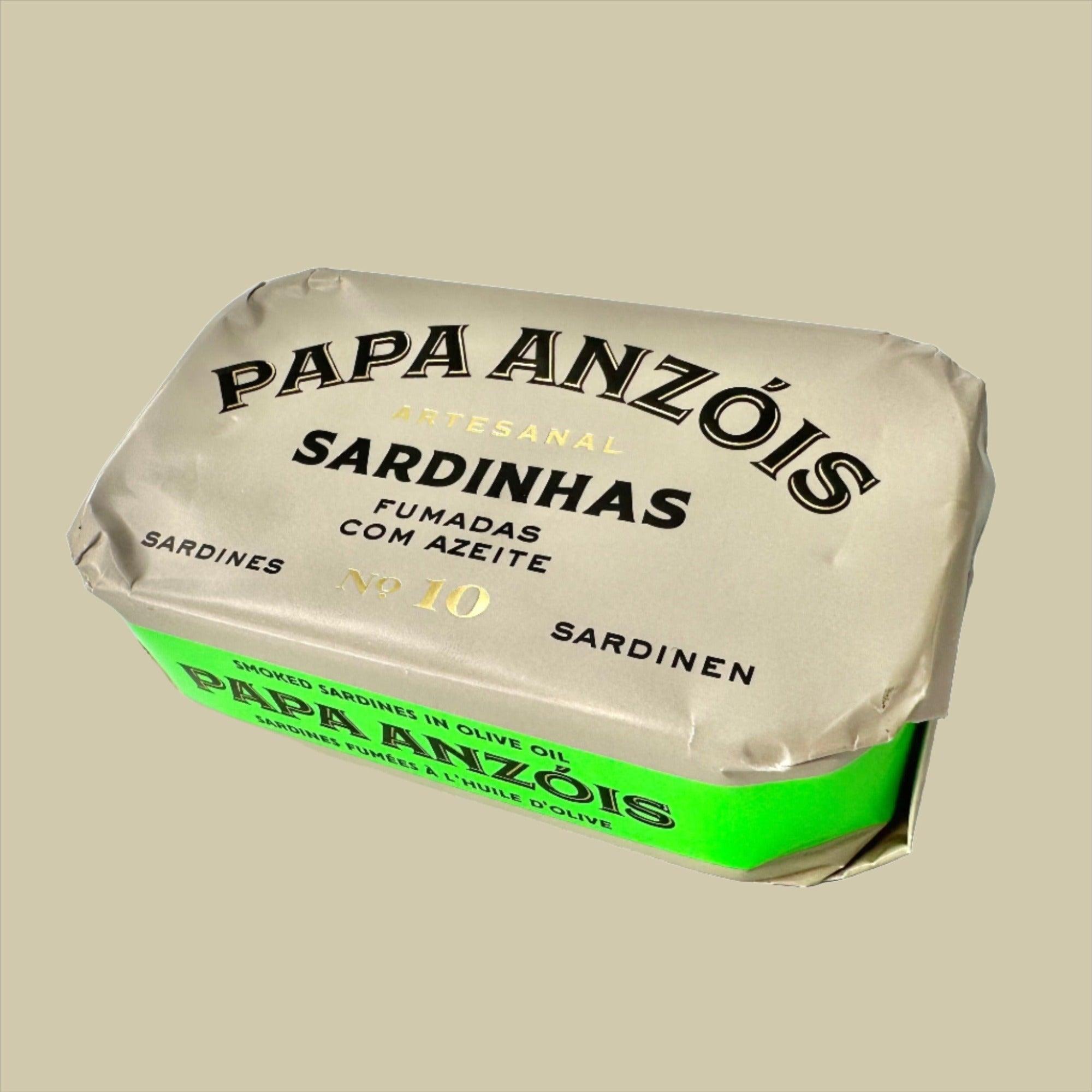 Real smoke sardines in olive oil | Papa Anzóis