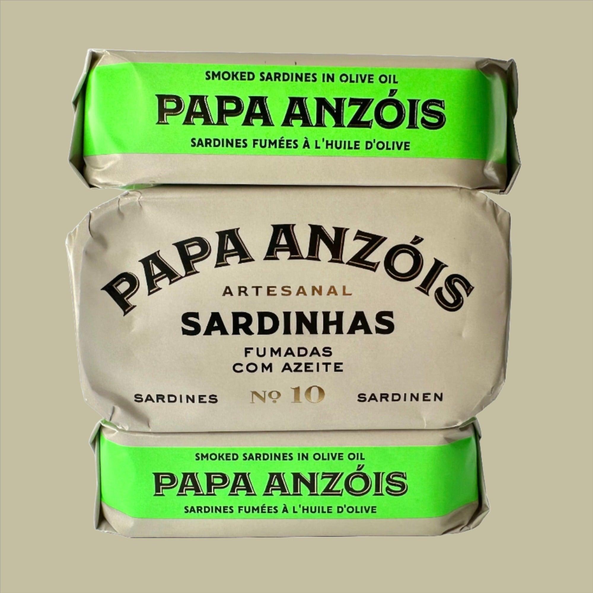 Real smoke sardines in olive oil | Papa Anzóis